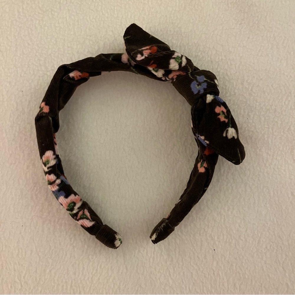 Gymboree Western Skies Corduroy Flower Bow Headband